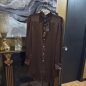 New Ralph Lauren Polo Silk Button Down